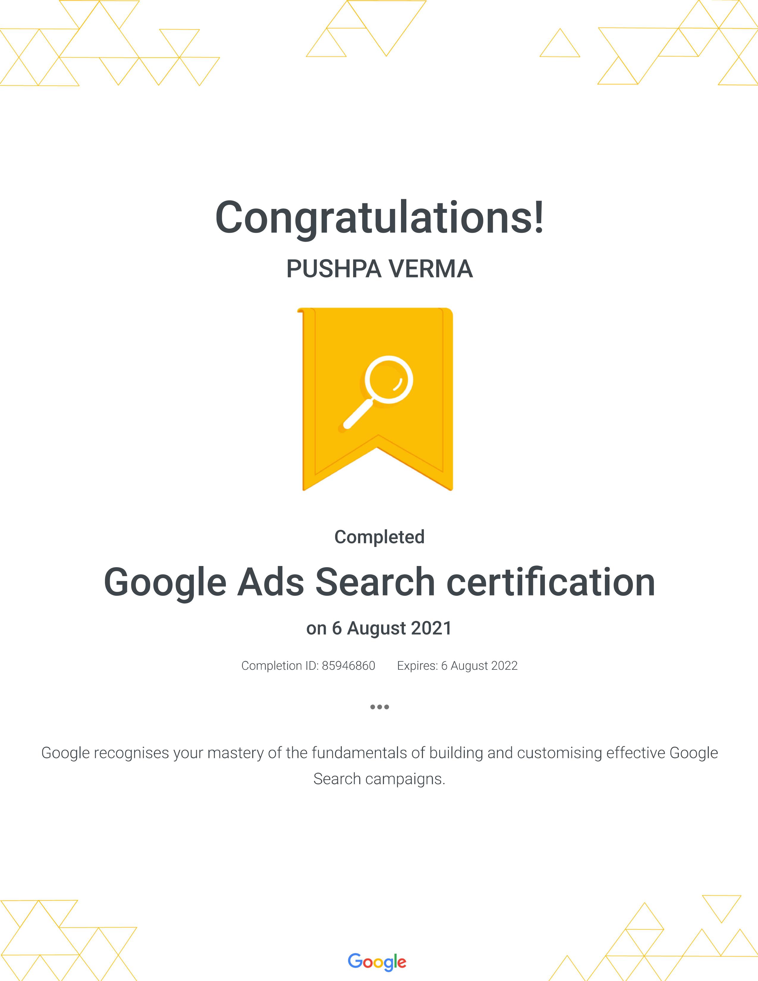 Google Certificate