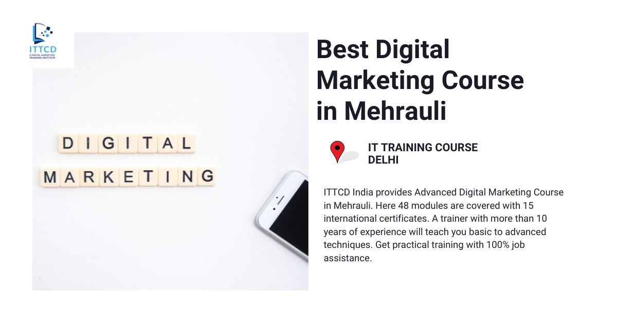 Digital Marketing Course in Mehrauli