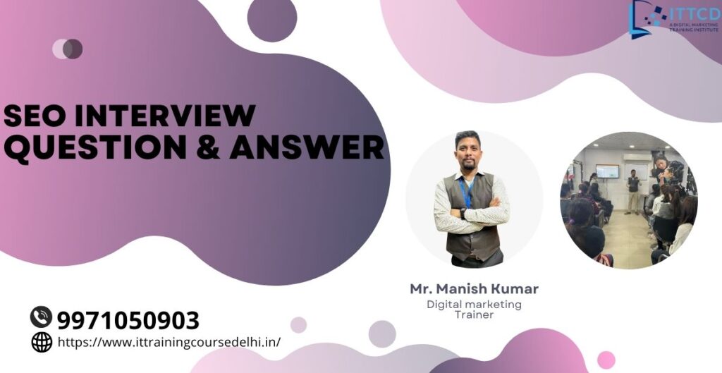  SEO Interview Questions and Answers