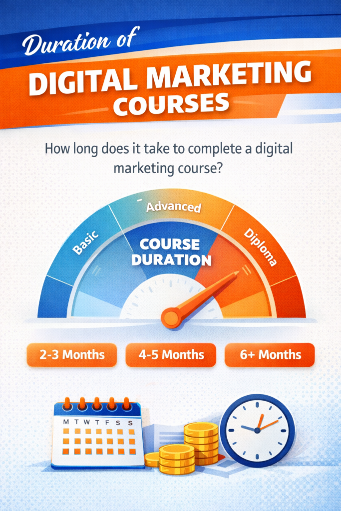 Duration of Digital Marketing