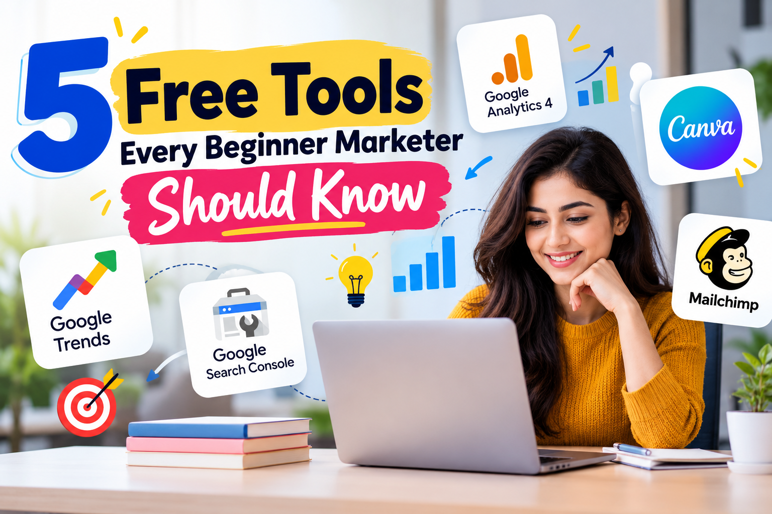 5 Free Tools Every Beginner Marketer Should Know